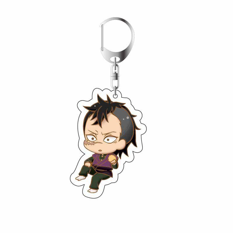 Demon Slayer Anime Cartoon Character Acrylic Keychain Bag Pendant Accessories