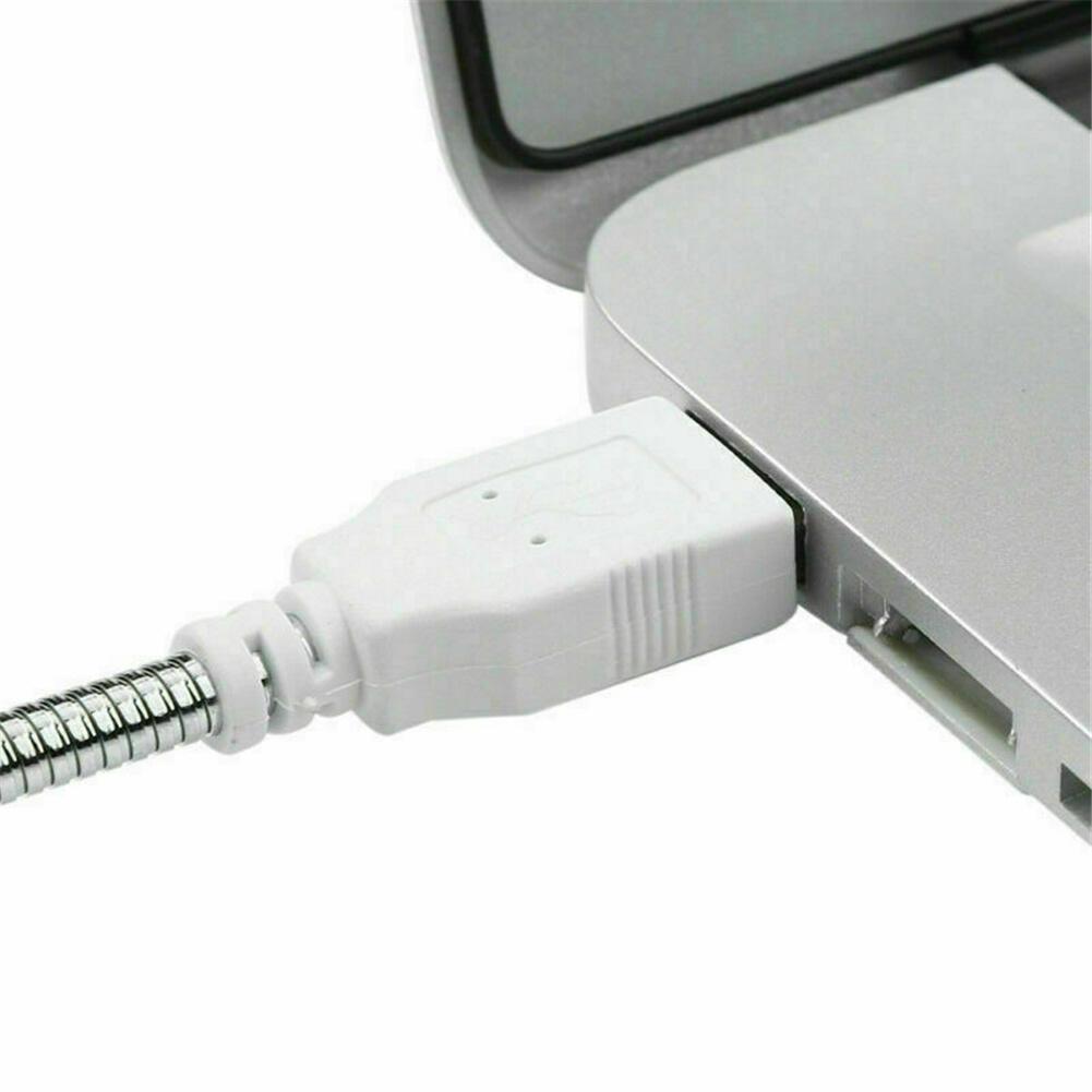 Metal Flexible Mini Reading Light Usb Charging 360 Degree Rotation High-brightness 28-led Heads Lightweight Portable Lamp For Laptop