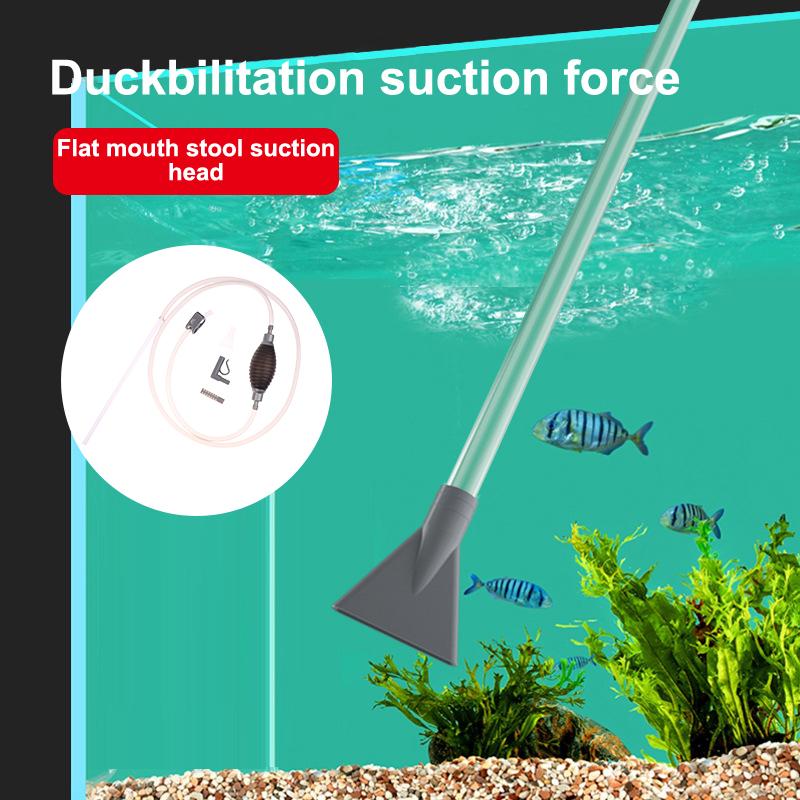 Akvarium Vannskifter Akvarierenser Manuell Vannskifter Håndholdt Vakuum Hvertpumpe Renser Akvarium Rengjøringsverktøy