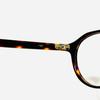 Used JINS Glasses Tortoiseshell Pattern Boston Type Blue Light No Prescription