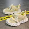 Girls Sports Sandals Mesh Breathable Kids Princess Shoes Lace Bows Sweet 2025 Summer New Children Running Shoes Hook&loop Soft