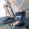Fashion Man Sandals Fashion Sports 5CM Thick EVA Sole Comfortable Soft QuikFoam Slippers Slides Beach Street