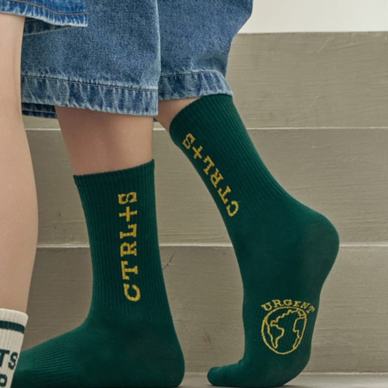 Bananasisters [2SET] Unisex Control Saved Point Socks 1 Color