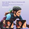 Elegant Touchscreen Clip-On Earbuds, Wireless Open Ear Headphones with 1.3" Color Display, Bluetooth 5.4, 50H Playtime, Ultra-Light 4.1g, IPX5