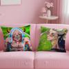 classic anime Record of Ragnarok Cushion Cover Soft  EasyWash Pillow Case  Versatile for Couch Bed Travel and Office