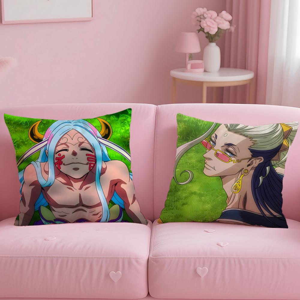 classic anime Record of Ragnarok Cushion Cover Soft  EasyWash Pillow Case  Versatile for Couch Bed Travel and Office