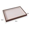 Rosewood Jewelry Box & Display Tray for Earrings and Necklaces