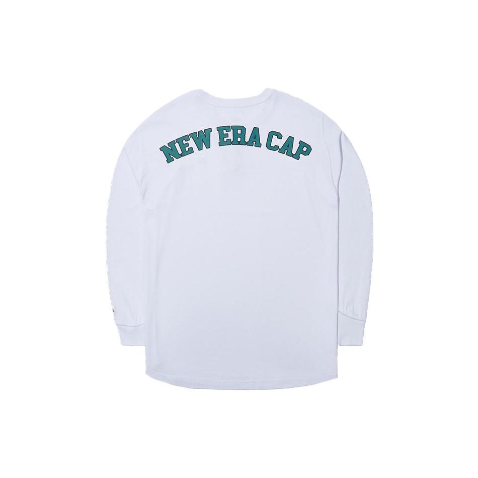 New Era FW23 Vintage Collegiate Style Lightweight Pullover Crewneck Sweatshirt Unisex sweatshirt White 13789203