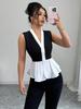 Women's Sleeveless Blouse Summer New Commute Style Two-Piece Open Cardigan Shirt