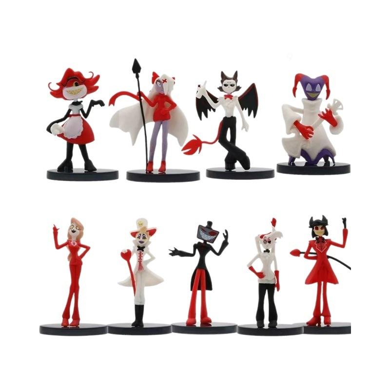 New Hazbin Hotel Action Figure Model Toy Hazbin Hotel Suit Anime Periphery Collection Figures Model Toy For Kid Gift