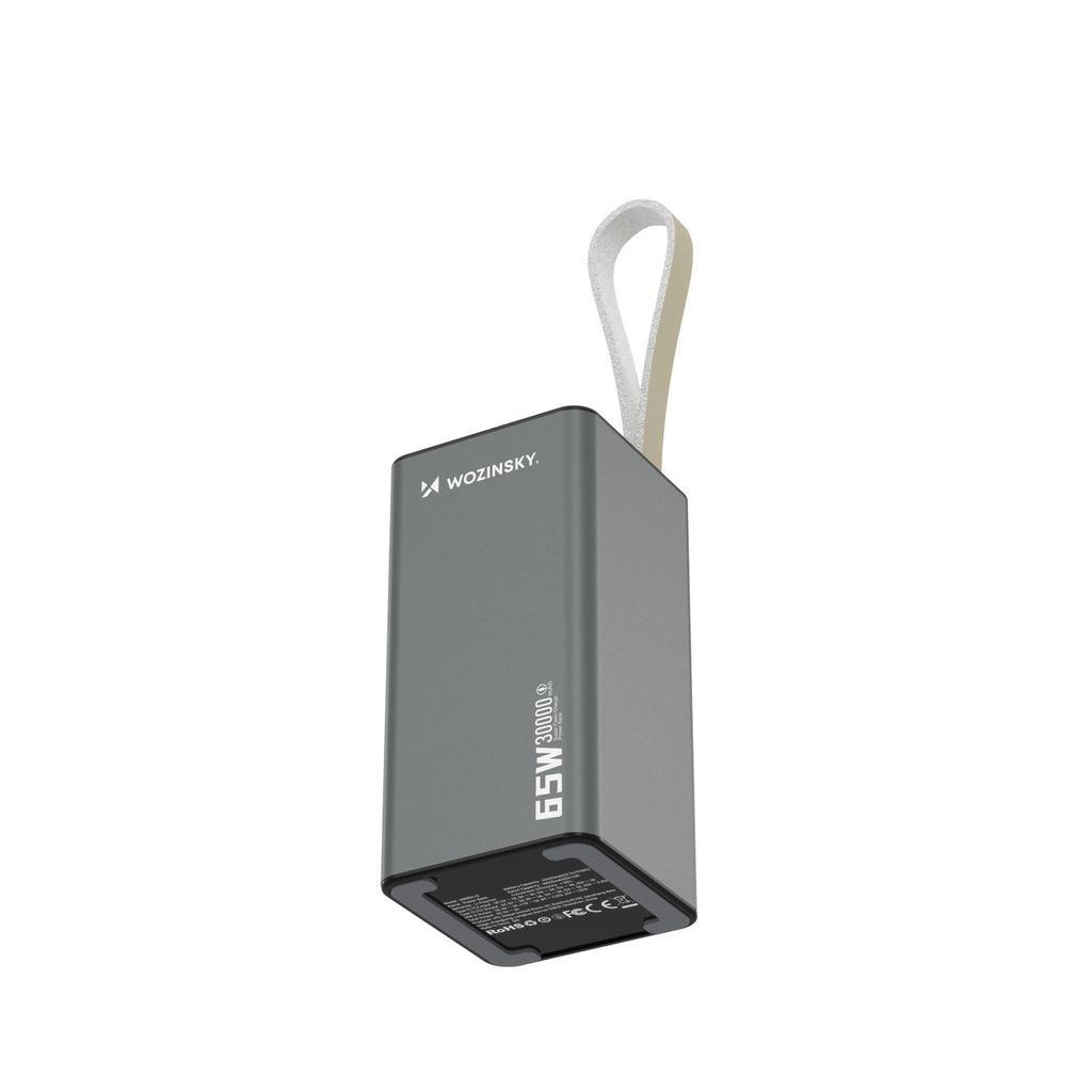 Powerbank Wozinsky K65+ 65W 30000Mah 2X Usb-C, 1X Usb-A 65W - Black