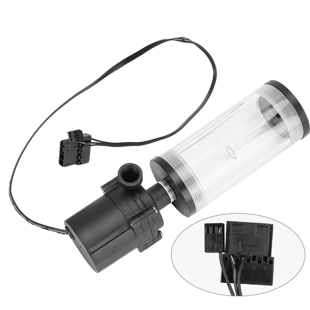 CPU Cooling Cylinder Pump System Leakproof Insulating Water Cooling Tank for Computer PC