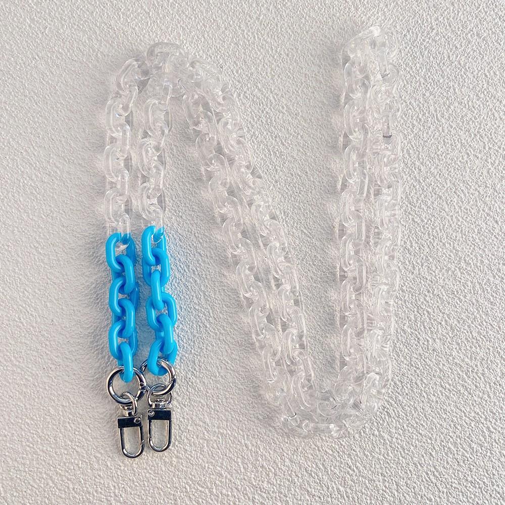 

INS wind acrylic O word anti-loss portable diagonal cross hand carry fashion chain mobile phone chain