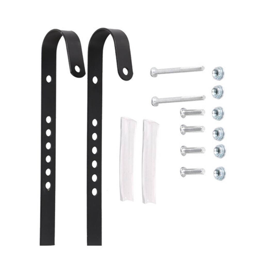 Metal Bike Front Basket Hanging Hook Height Adjustable Quick Release Hook Hanging Cargo Rack Hook for Bicycles Handlebar