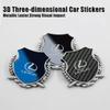 Zinc Alloy Laser Car Logo Fender Emblem Window Badge 2025 Universal Side Sticker Body Trunk Exterior Decorative Decal
