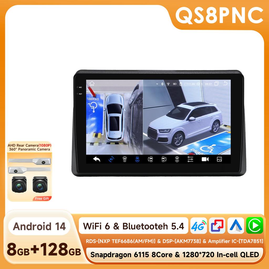 OSSURET Snapdragon Wireless Carplay Android Auto Radio for Renault Master 2019 2020 2021 2022  Intelligent Screen Car Multimedia Player GPS Navigation