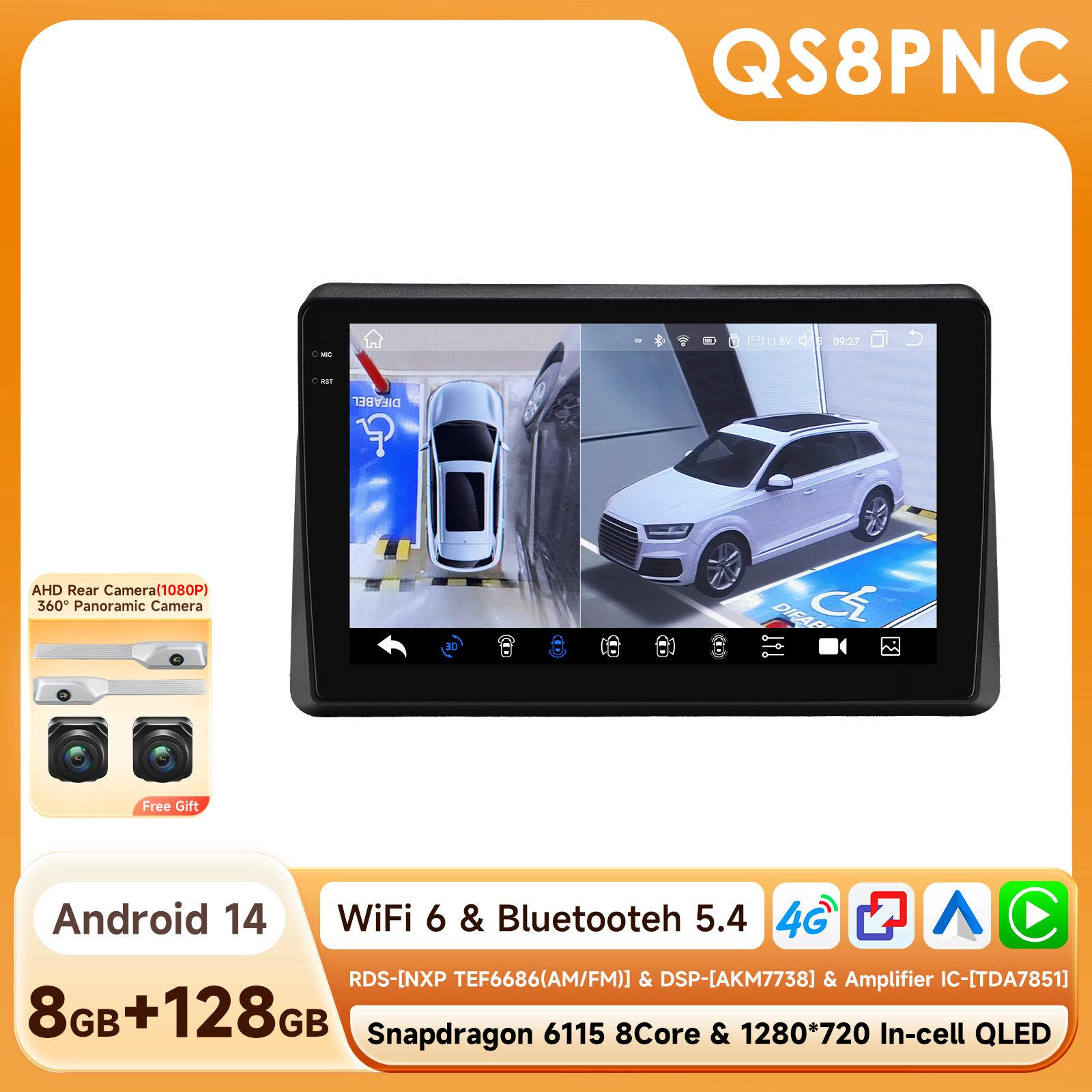 

Hizpo Snapdragon Интеллектуальный экран Беспроводной Carplay Android Auto Радио для Renault Master 2019 2020 2021 2022 Автомобильный мультимедийный плеер GPS-навигация QS8 8Core 8G 128G 360