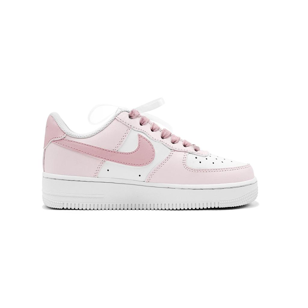 Nike Air Force 1 Cherry Blossoms Abrasion Resistant Low Top Skateboard Shoes Women's White Pink FV5951-111(Team1274-)