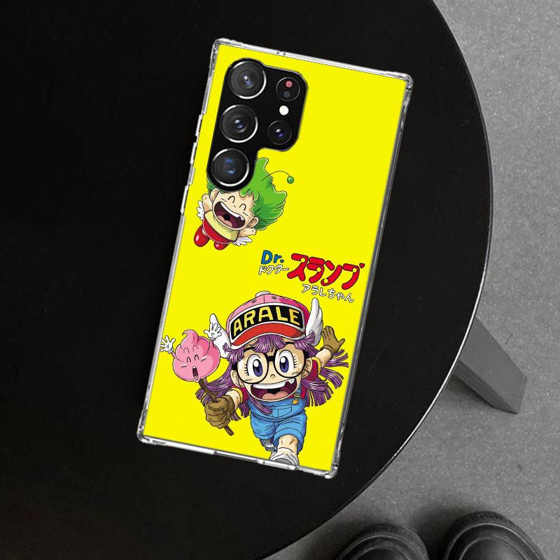 Arale Dr Slump Phone Case Cover for Samsung Galaxy S26 S25 Edge S24 S23 Ultra S22 Plus S21 FE S20 + Art Customized Fundas Galaxy