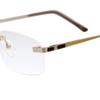 Eye S703CR250 Reading Walkable Progressive Bifocal Reading Glasses for with 703 Clear [Senior Club] Glasses, 2.5mm, Men, Case, +2.50