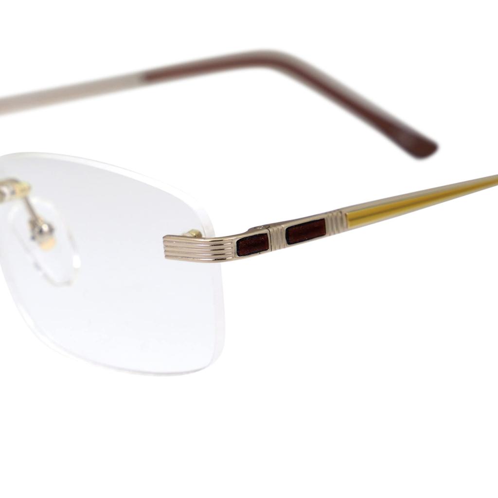 Eye S703CR250 Reading Walkable Progressive Bifocal Reading Glasses for with 703 Clear [Senior Club] Glasses, 2.5mm, Men, Case, +2.50