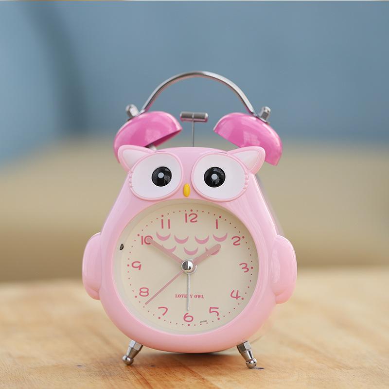 Big Ringtone Simple Creative Sleepy Alarm Clock Cartoon Children Student Using Luminous Simple Silent Bedside Alarm Clock