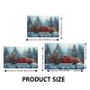 Christmas Truck Print Bathroom Foot Mats Super Absorbent Bath Mat Non Slip Quick Dry Shower Pad Toilet Carpet Doormat Washable
