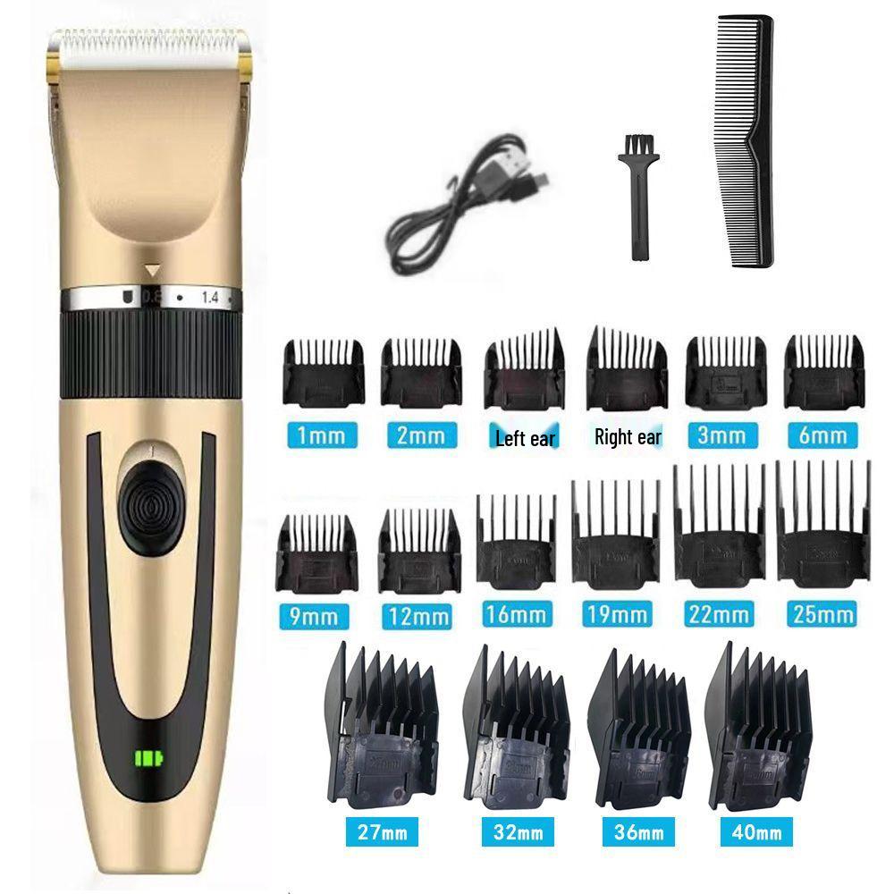 Adjustable Electric Hair Clipper & Trimmer for Household Use