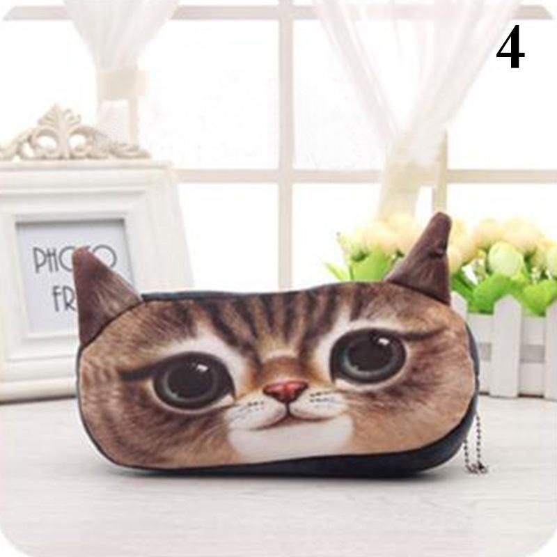 1 Stück 3D Katzenmuster Druck Federmäppchen Material Stifttasche Beutel Plüschbox Schulsachen