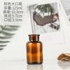 Nordic Glass Vase Home Creative Jewelry Ornaments Transparent Dried Flower Hydroponic Small Brown Bottle Vase Bedside Decoration