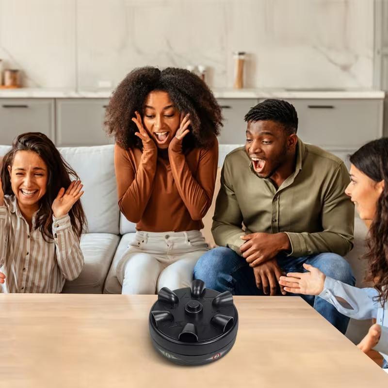 Electric Lie Detector Stress Relief Party Game Finger Toy Truth or Dare Desktop Game Low Voltage Safe TechnologyOne-Button Start