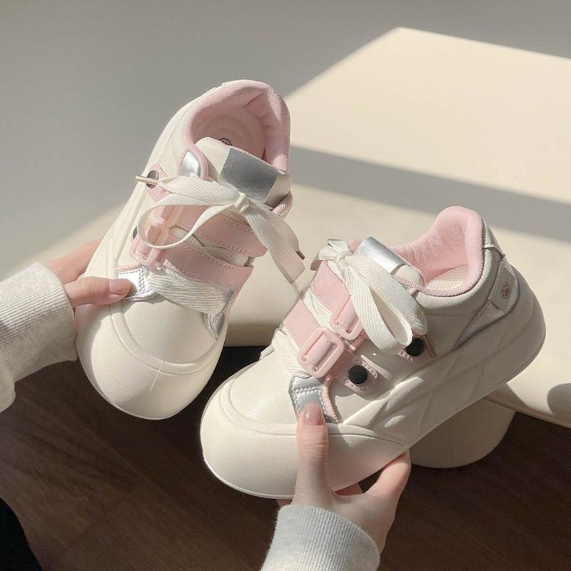 Niche Thick-soled Board Shoes for Women New Bestsellers Versatile Student Shoes Casual Bread Shoes