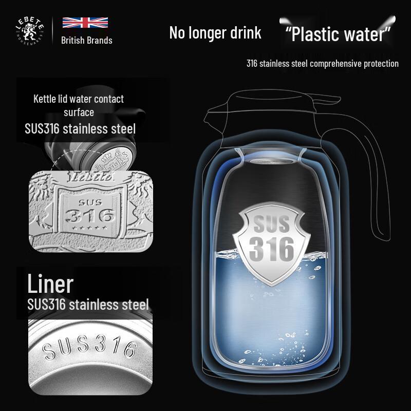 Libede 2.8L 316 Stainless Steel Insulated Thermos Flask