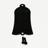 Bell-Shaped 2-Hole Bass Guitar Headstock Cover Iron Guitar Neck Truss Rod Cover Iron Core Cover Panel Cover