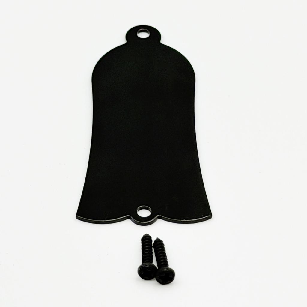 Bell-Shaped 2-Hole Bass Guitar Headstock Cover Iron Guitar Neck Truss Rod Cover Iron Core Cover Panel Cover