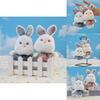 Plush Bunny Keychain With Short Plush Material For Kids And Collectors