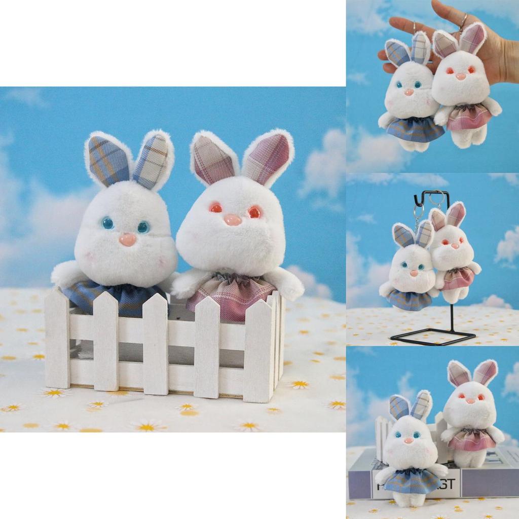 Plush Bunny Keychain With Short Plush Material For Kids And Collectors