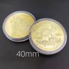 American Liberty Goddess Of Freedom Medal Gold Plated Commemorative Coin