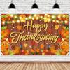 Party Happy Thanksgiving Background Cloth Decoration Banner Decoration Hanging