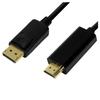 DisplayPort To HDMI Cable 4K/30 Hz, 3m - LogiLink - Professional Connection for Perfect Image