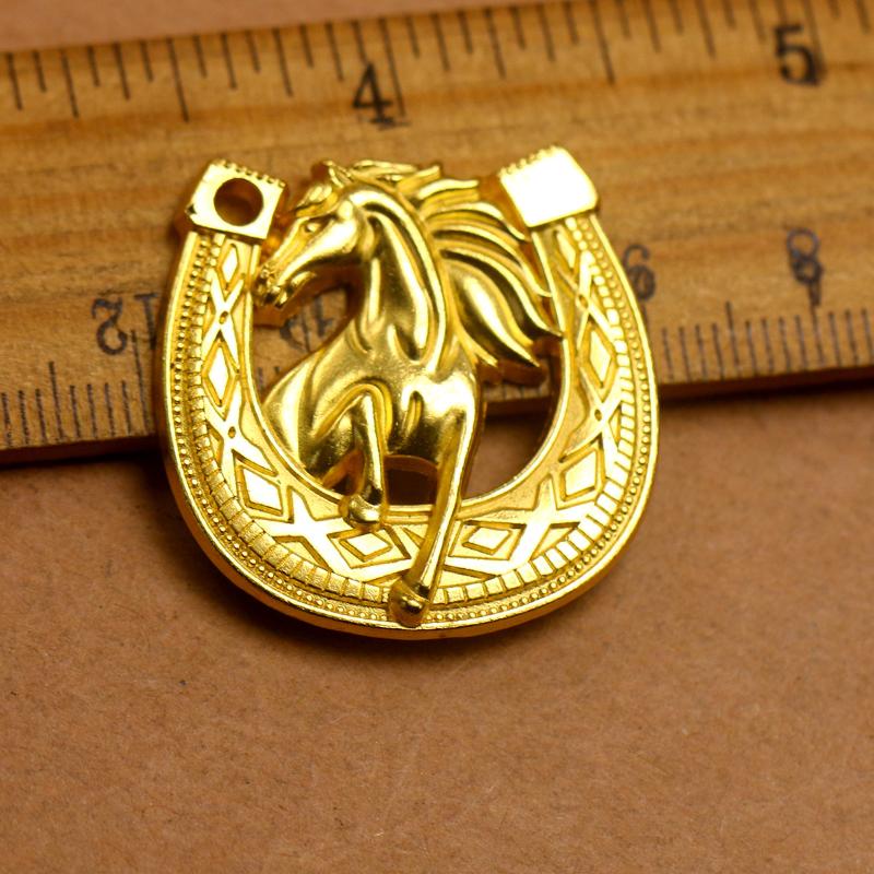 Keychain Holder Souvenirs Gift Vintage Antique Gold Silver Color Horse Pendant Accessories Gift Jewelry