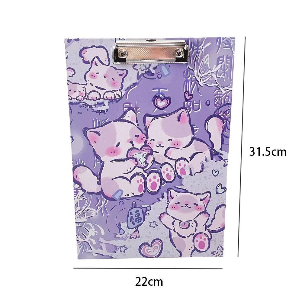 Durable A4 Folder Board Simple Document Storage Clip File Storage Clipboard  School Supplies