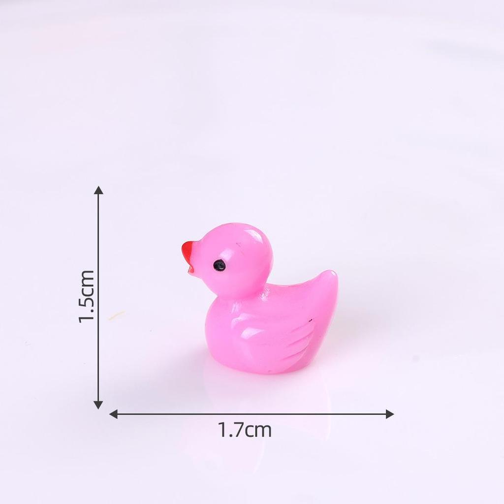 Pryskyřičná svítící kachna DIY komponenty pro šperky a vlasové doplňky