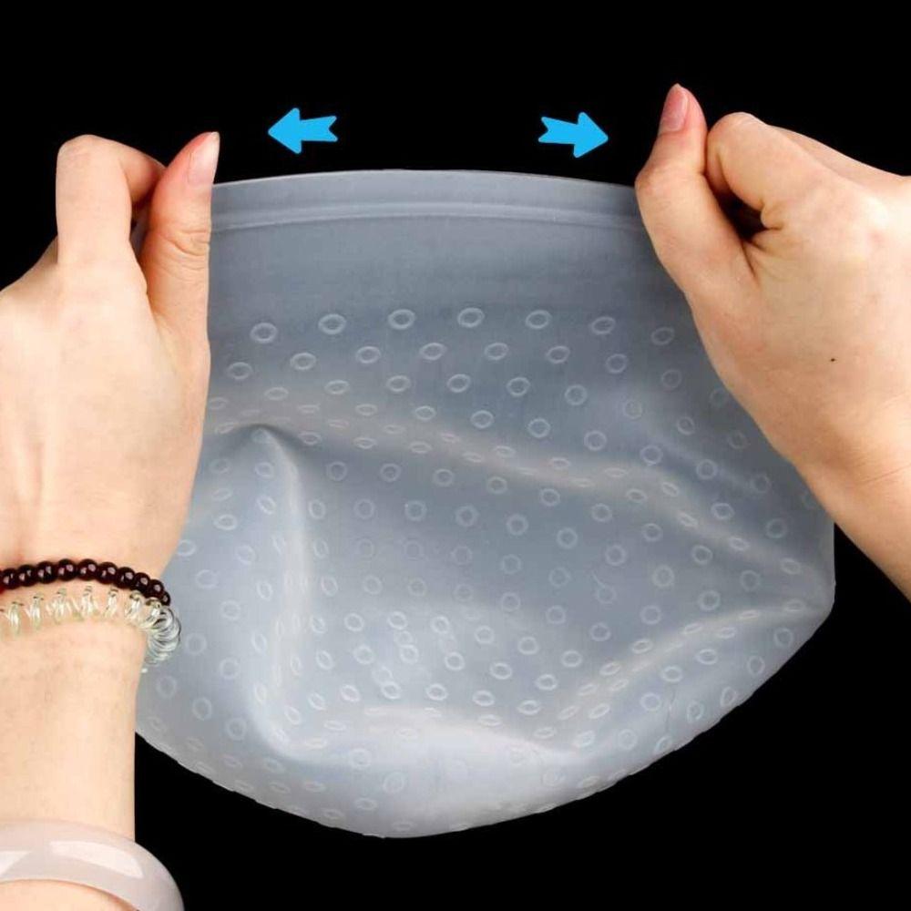 Washable Silicone Hair Coloring Cap Solid Color Hair Dye Tool Highlighting Hat  Hair Salon