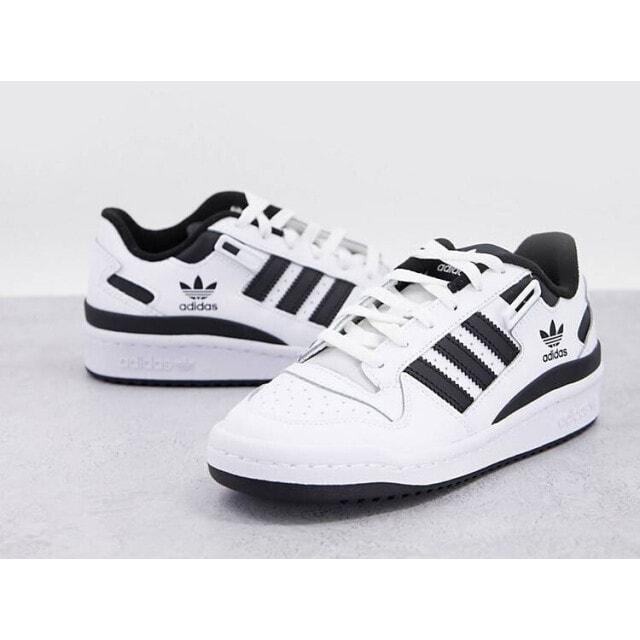 

Бело-черные низкие кроссовки adidas Originals Forum