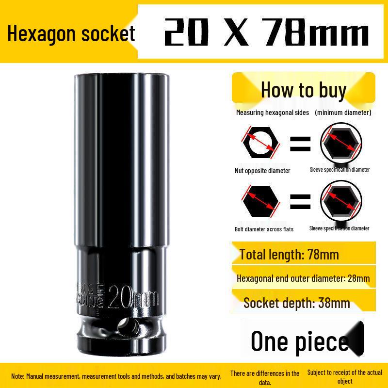 Electric Hex Wrench & Screwdriver Set, 8-32mm - Includes Socket Head, Extension, Air Gun, & Copper Components