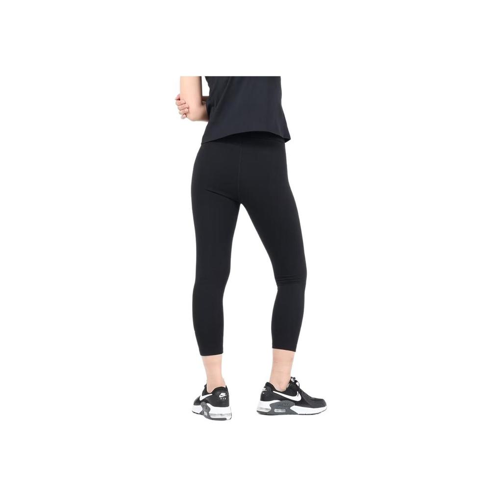 Nike Solid Color Brand Logo Sports Leggings Women Leggings Black DV7790-010