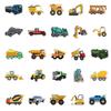 10/25/50pcs Cartoon Truck Transports Stickers for Bedroom Teachers Decals Scrapbook Stationery Laptop Fridge Suitcase Phone