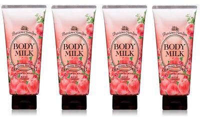 Precious Garden Body Milk 200 g x 4 kusy [Hromadný nákup] (Medová broskev)