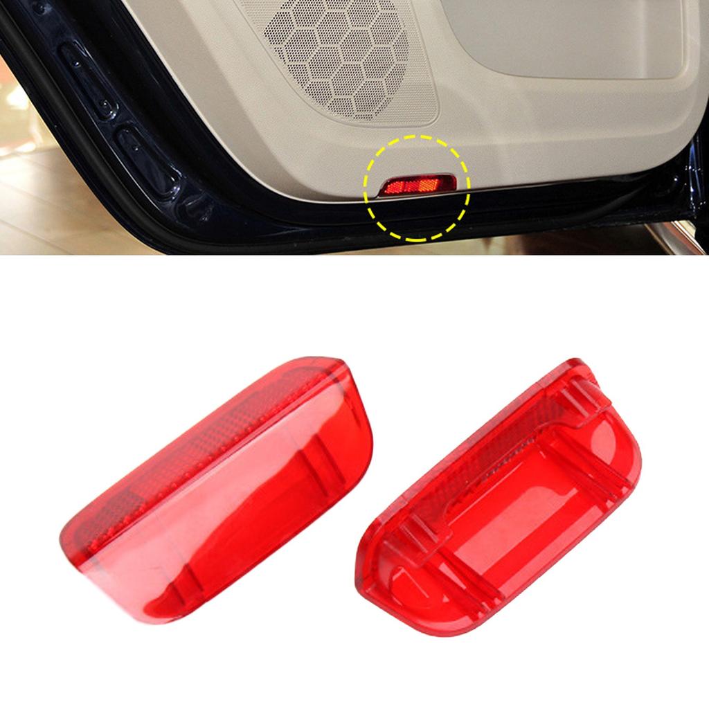 Red Door Panel Light Reflector for For Passat For Jetta 2x Replacement